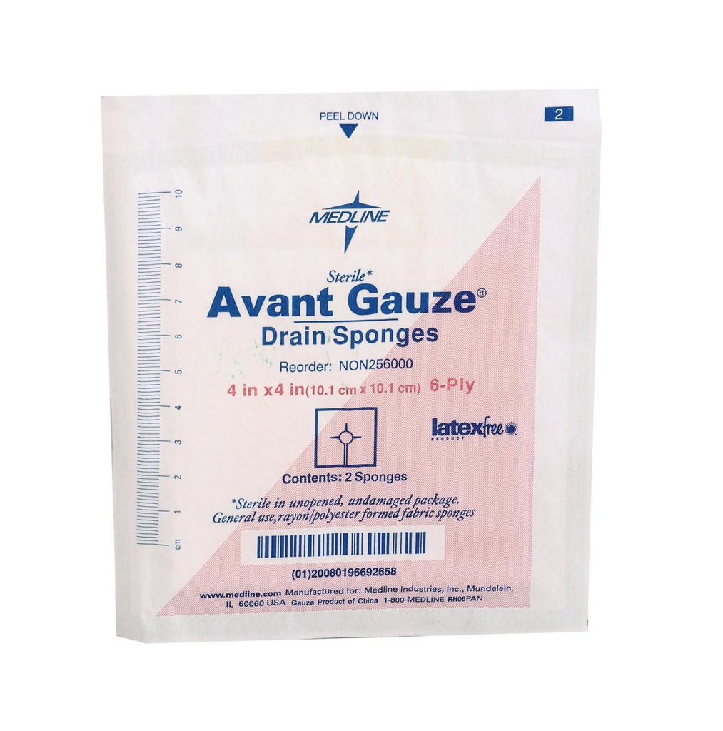 Drain Sponge, Sterile, 4x4